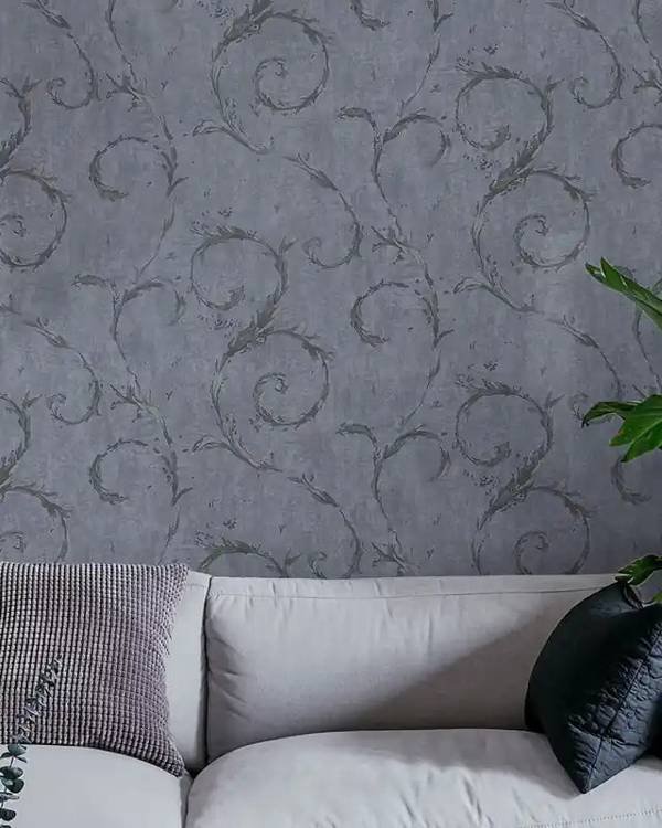 Silver Leaf Scroll