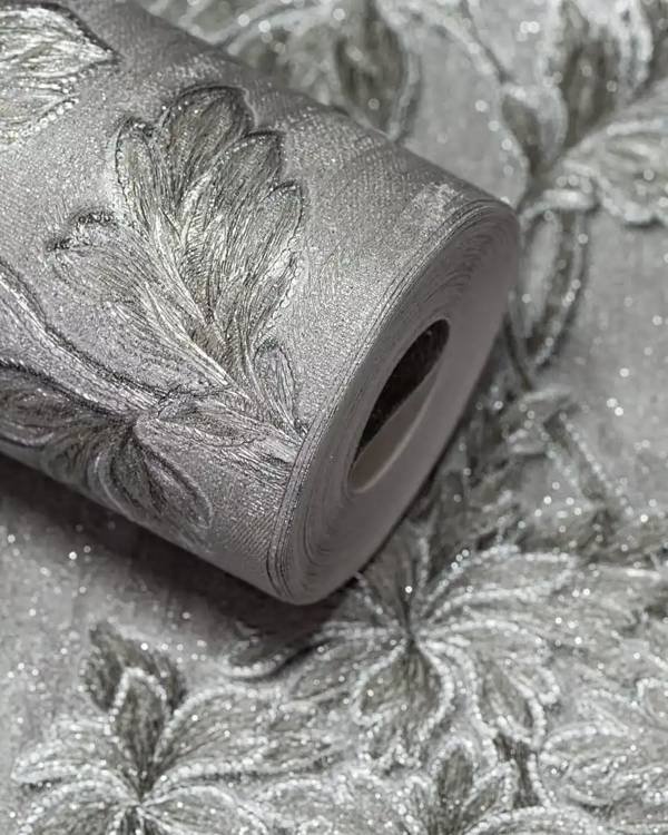Silver Floral Vine