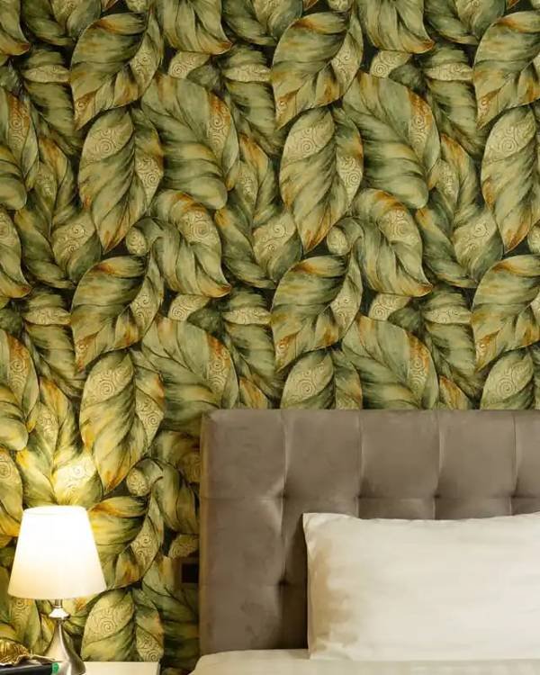 Green Gold Leaves