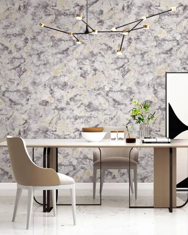 Grey Gold Marble