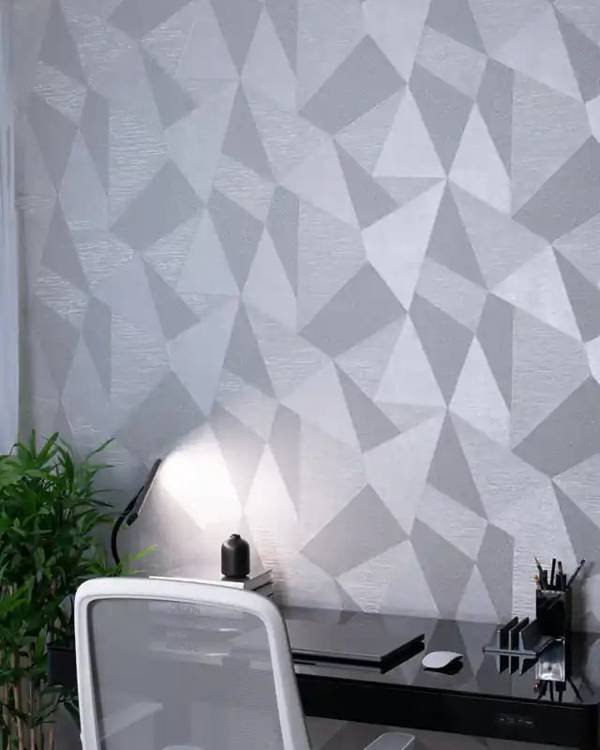 Grey 3D Triangle