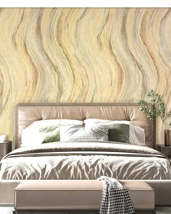 Golden Marble Waves