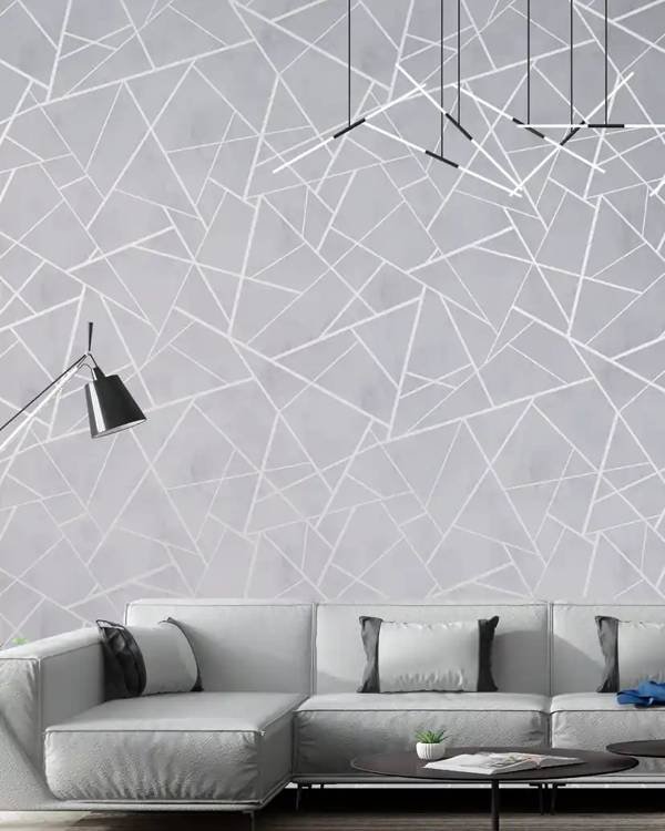 Grey Geometric Lines
