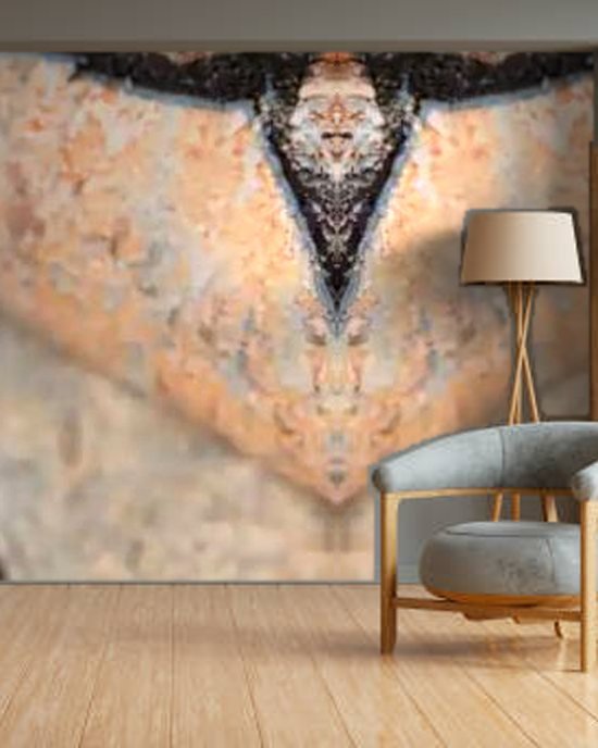 Rustic Stone wallpaper on a room wall