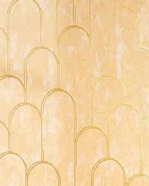 Art Deco Arches wallpaper close-up