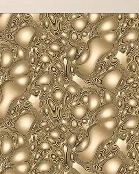 Bronze Molten Flow wallpaper close-up