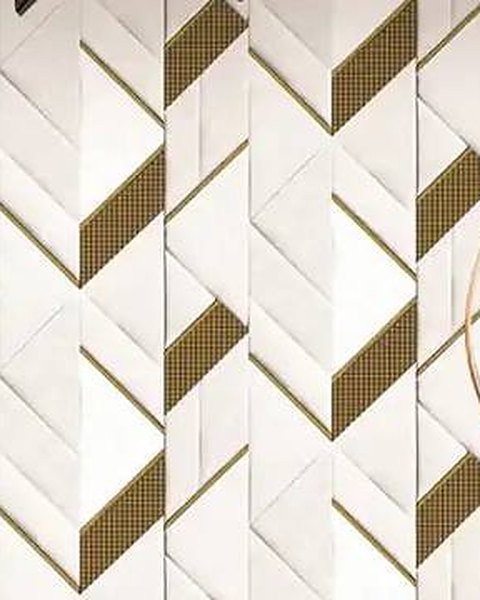 3D Geometric Panel wallpaper close-up
