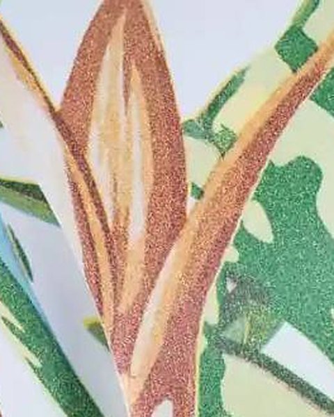 Tropical Paradise Leaves wallpaper close-up
