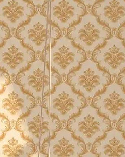 Premium Gold Floral wallpaper close-up